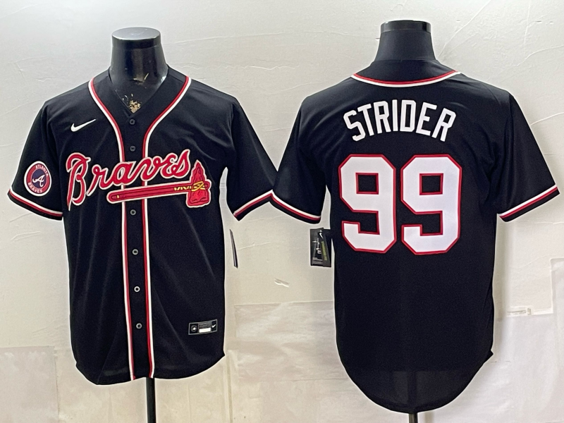 Men Atlanta Braves #99 Strider blue Nike 2026 Jersey 070108